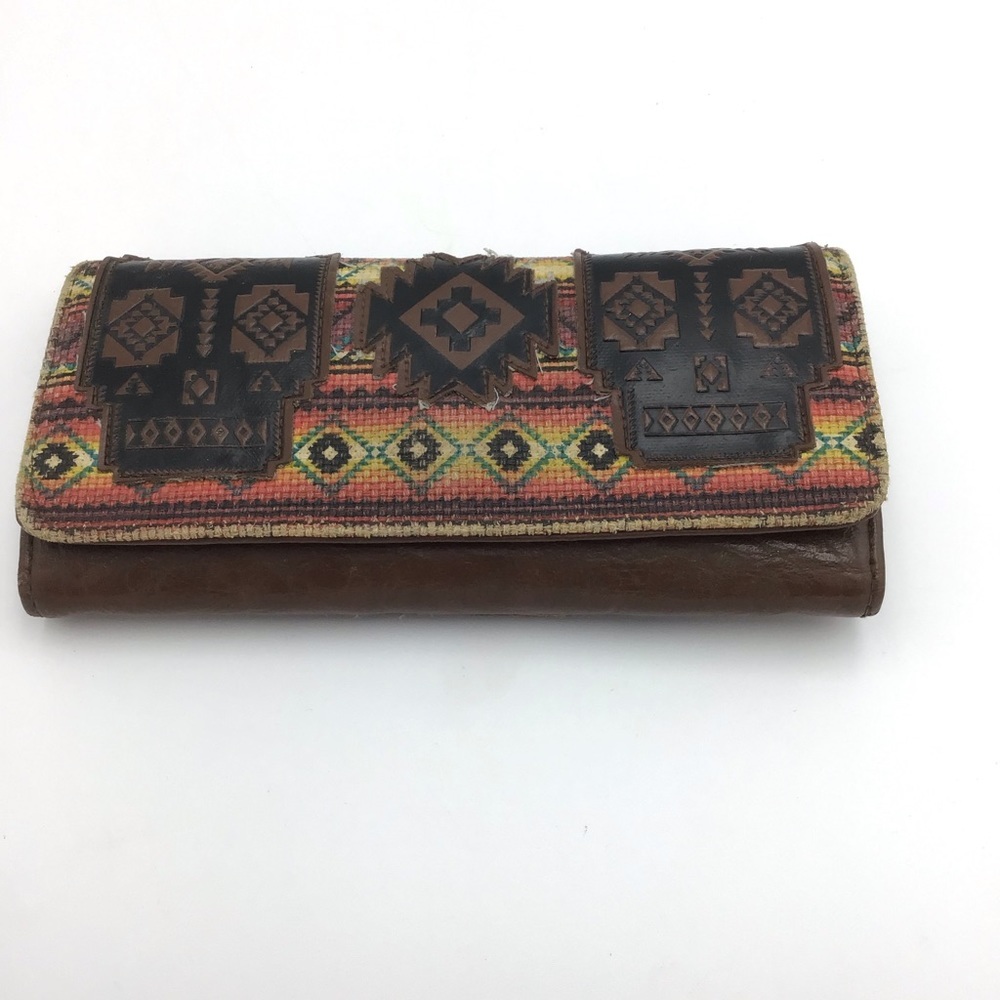 Loungefly Brown Multi-Color Southwestern Pattern Wallet